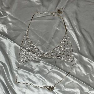 Rhinestone bralette